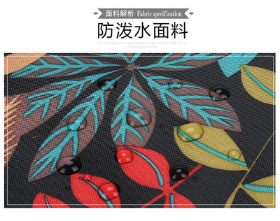 Maple Leaf Print Crossbody Chest Bag for Women | Lightweight Oxford Travel Sling Bag