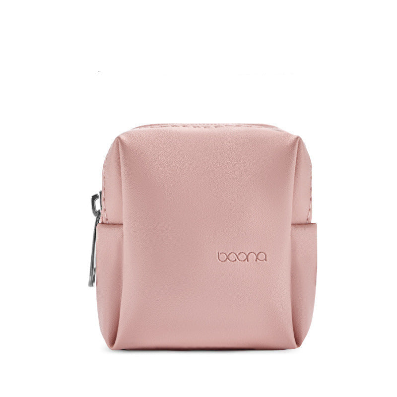 Baona PU Leather Mini Portable Multi Function Storage Bag