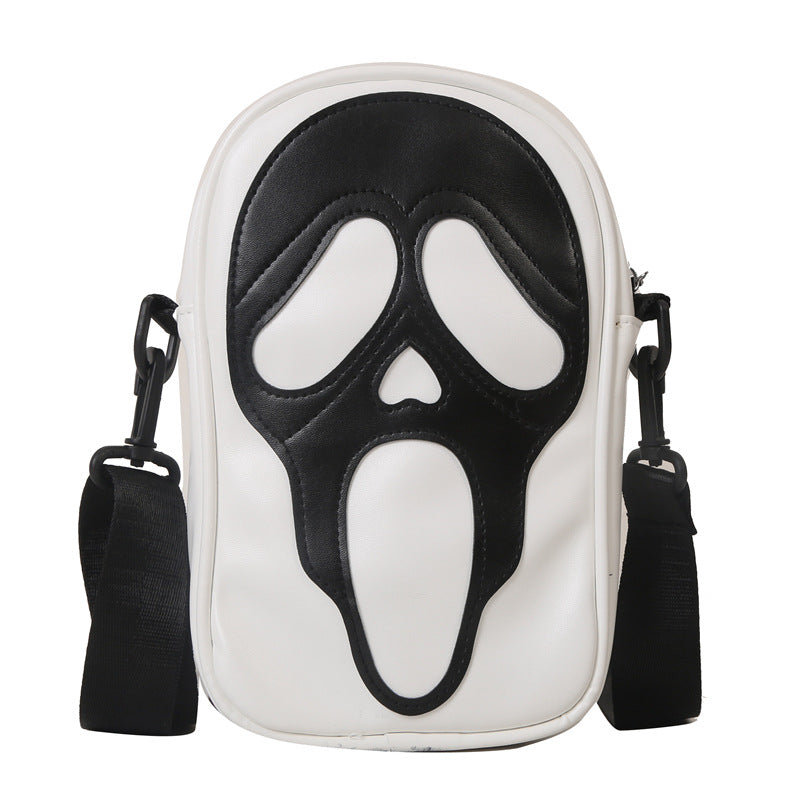 Horror Mask Mini Crossbody Bag  3D Gothic Shoulder Bag