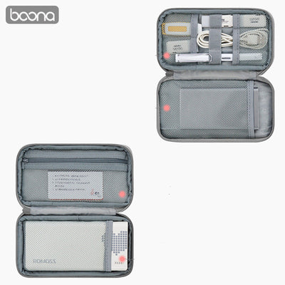 Baona Double Chambered Accessories Organizer Storage Bag
