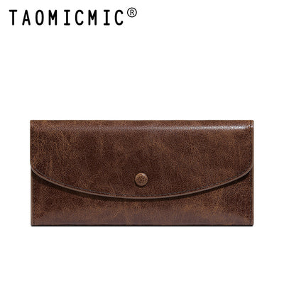Ultra-Thin Large Capacity Womens Long Wallet | Premium Card Holder Clutch