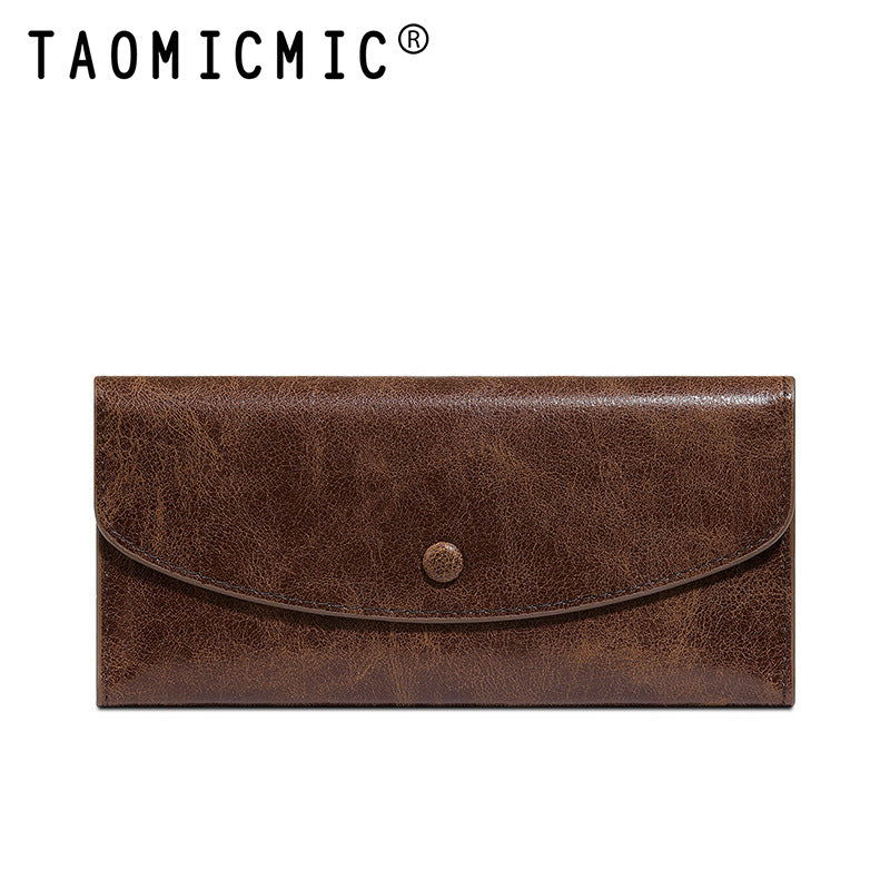 Ultra-Thin Large Capacity Womens Long Wallet | Premium Card Holder Clutch