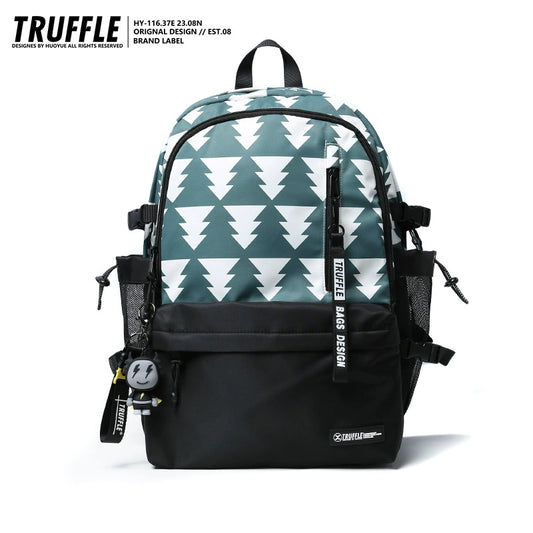 TRUFFLEF Comic print Large Capacity Outdoor Backpack