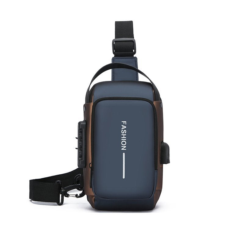 Wear-Resistant Anti-Theft Crossbody Sling Bag | 8-Inch Urban Chest Bag