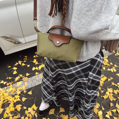 French Style High End Shoulder Crossbody dumpling Bag