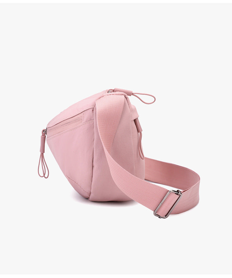 Womens Large Capacity Crossbody Dumpling Bag | Lightweight Nylon Shoulder Bag