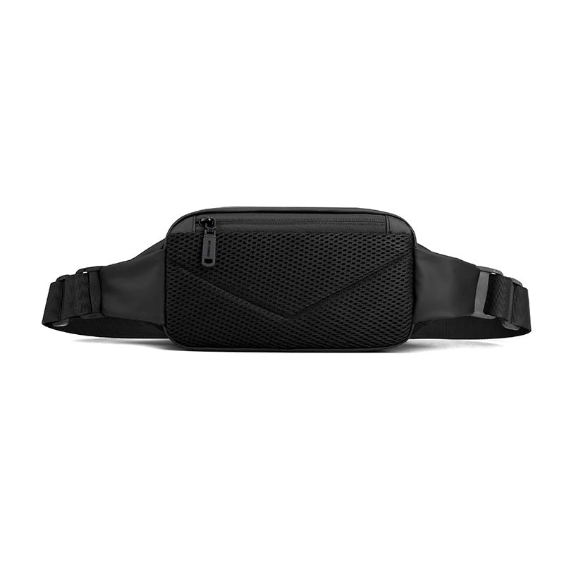 Mens Waterproof Waist Bag | Korean Style Crossbody Chest Bag for Travel & Outdoor