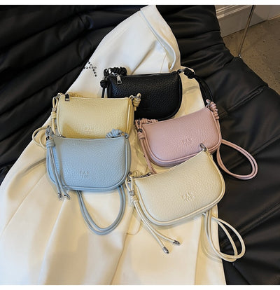Korean Style Trendy High End Lychee Pattern Shoulder Bag