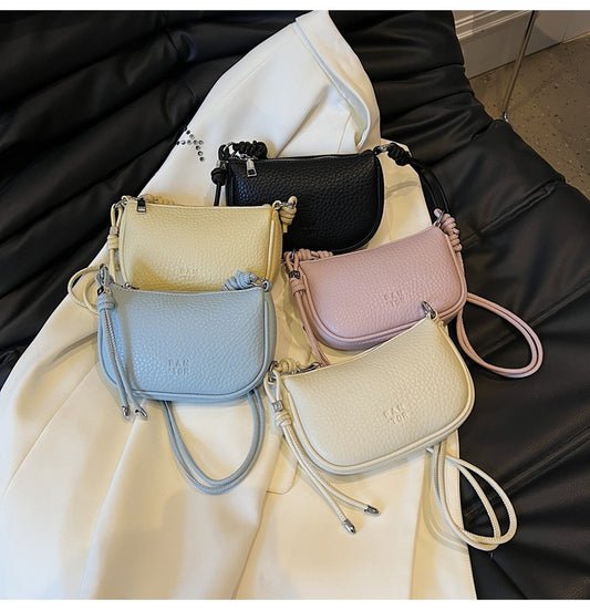 Korean Style Trendy High End Lychee Pattern Shoulder Bag