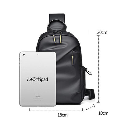 Large Capacity Biker Shoulder Crossbody Bag