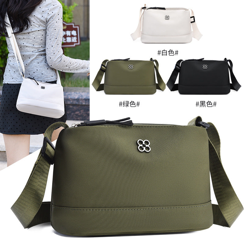 Lightweight Nylon Crossbody Bag for Women  Minimalist Everyday Shoulder Bag