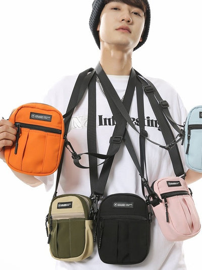 Premium Minimal Crossbody Sling Bag for Men & Women | Lightweight Travel Chest Shoulder Bag