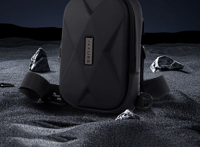 Mens Urban Waterproof Hard Shell Sling Bag | Everyday Travel Crossbody Chest Bag