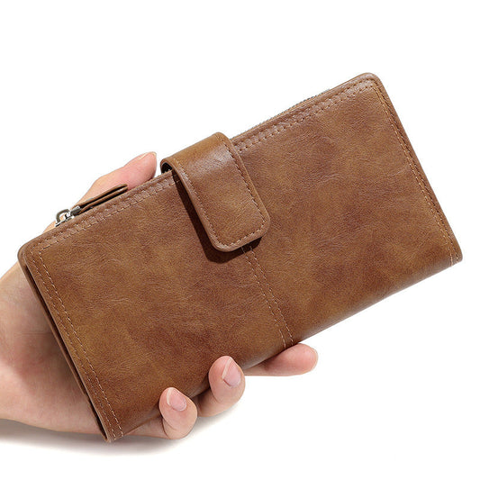 Multichambered Handy Men's Clutch Wallet