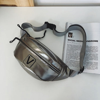 Glossy High End Chest Crossbody Bag