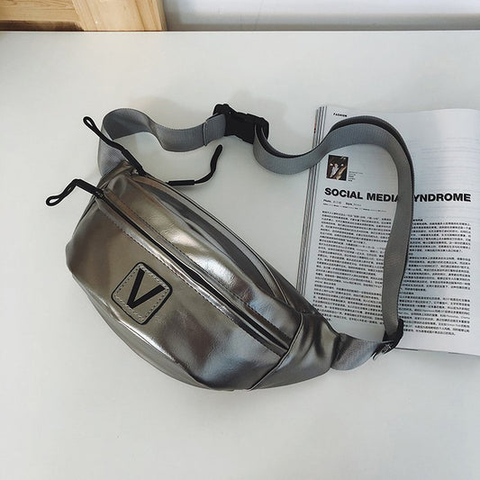 Glossy High End Chest Crossbody Bag