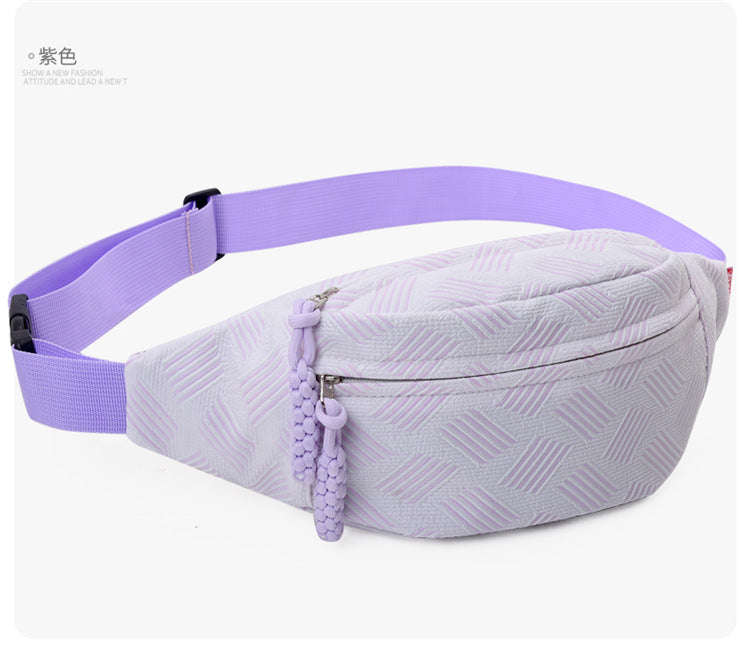 Lightweight Corduroy Waist Bag | Trendy Crossbody Chest Sling Bag