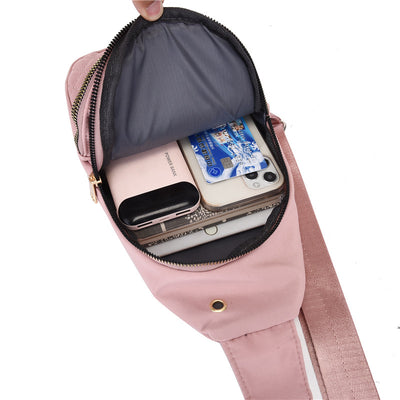 Large Capacity Quilted Crossbody Chest Bag | Trendy Casual Sling Bag