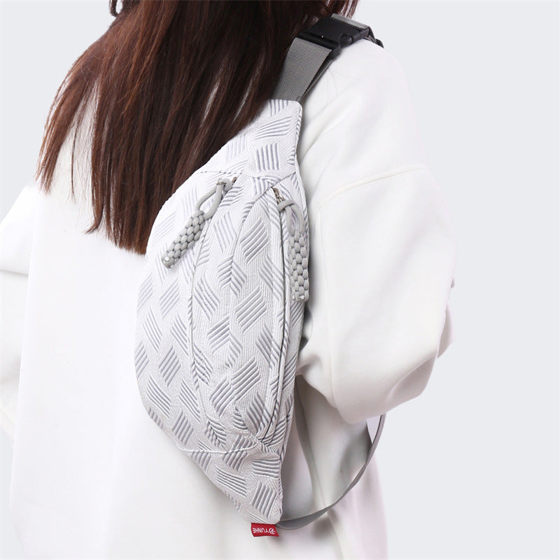 Lightweight Corduroy Waist Bag | Trendy Crossbody Chest Sling Bag