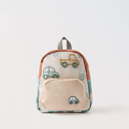 Cartoon Embroidery Cute Children's School Backpack