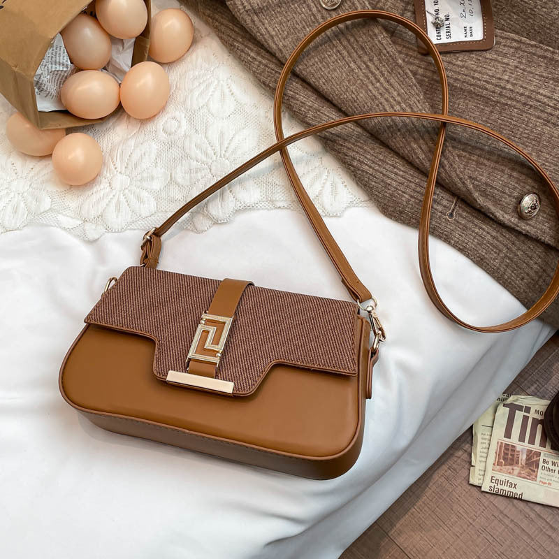 Womens Premium Saddle Crossbody Bag | Korean Style Small Shoulder Handbag