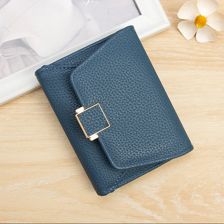 Korean Style Folding Student Fashion Clutch Purse