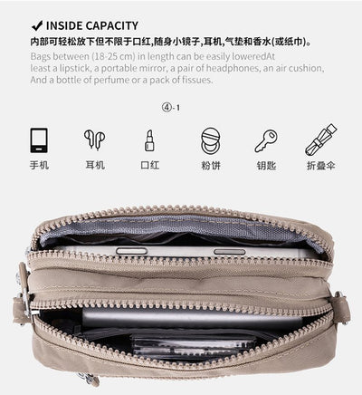 Fresh Candy Color Womens Crossbody Bag | Lightweight Mini Shoulder Bag