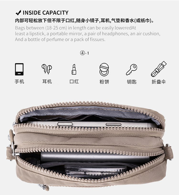 Fresh Candy Color Womens Crossbody Bag | Lightweight Mini Shoulder Bag