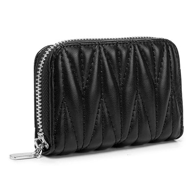 Luxury RFID Mini Zip Wallet | Cute Card Holder Coin Purse for Women