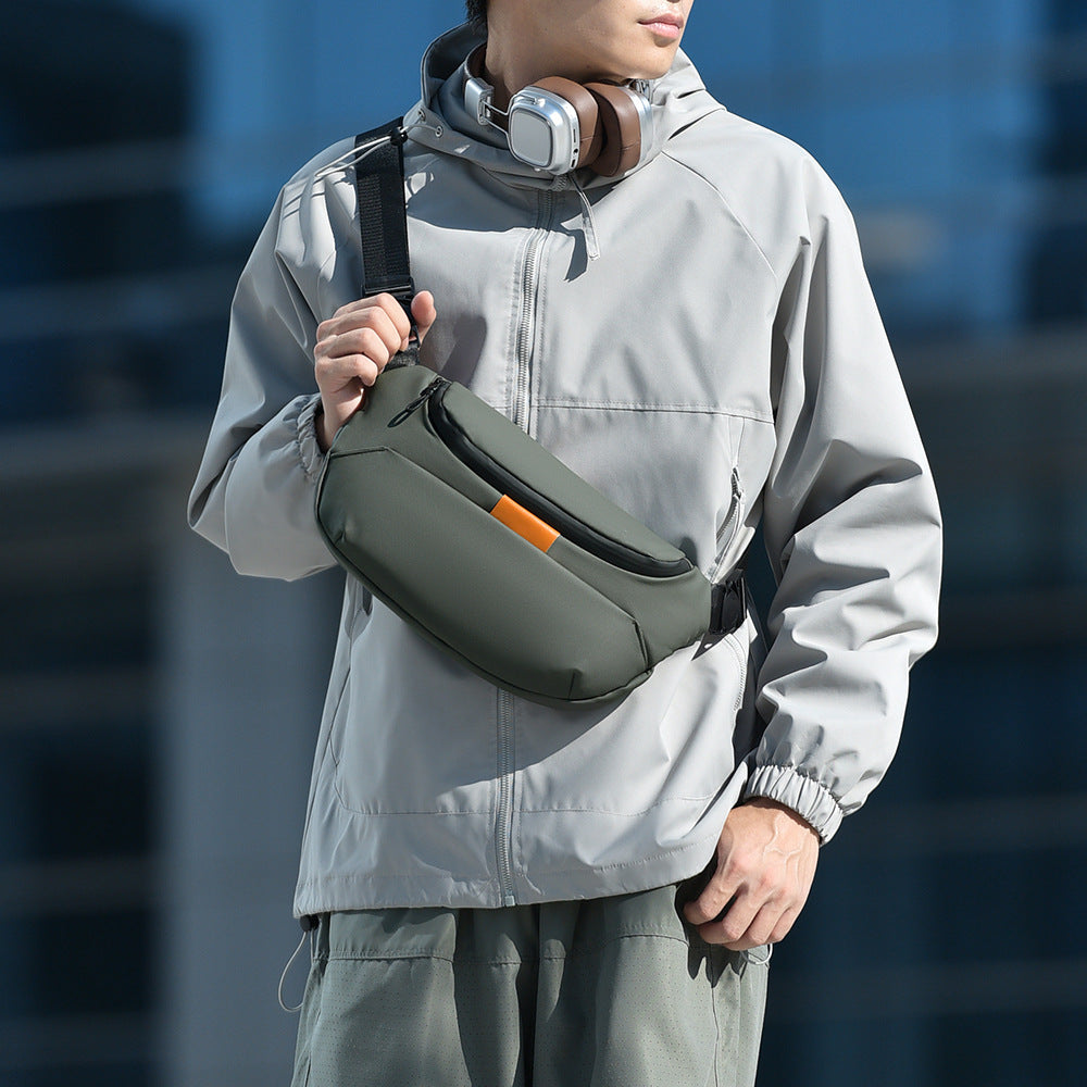 Premium Mens Waterproof Crossbody Chest Bag | Urban Travel Sling Bag