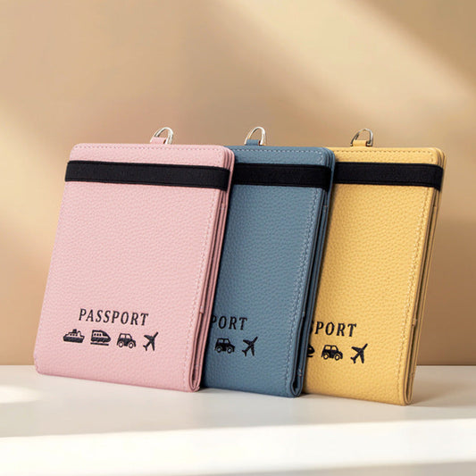 Portable Halter Neck multi Function Passport Holder