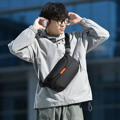 Premium Mens Waterproof Crossbody Chest Bag | Urban Travel Sling Bag