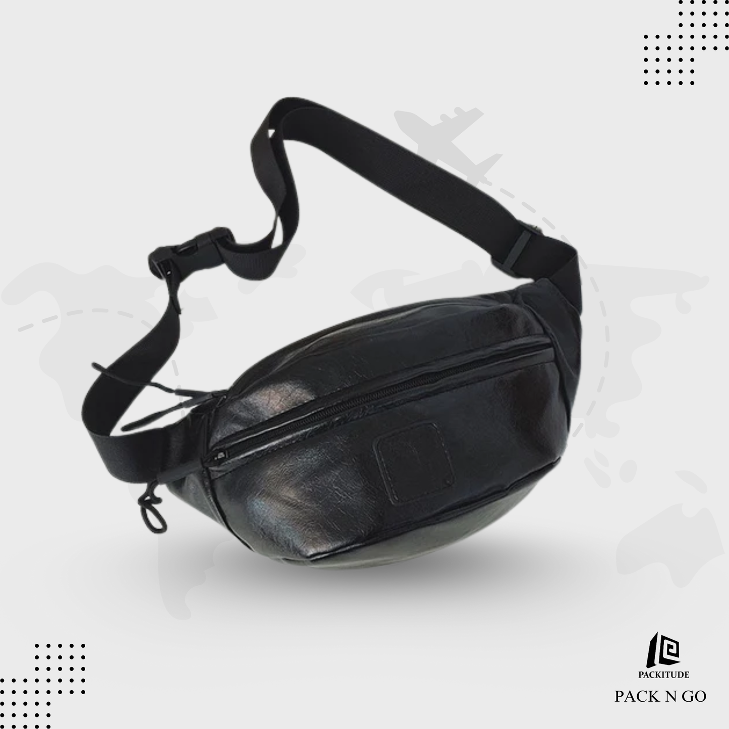 Glossy High End Chest Crossbody Bag