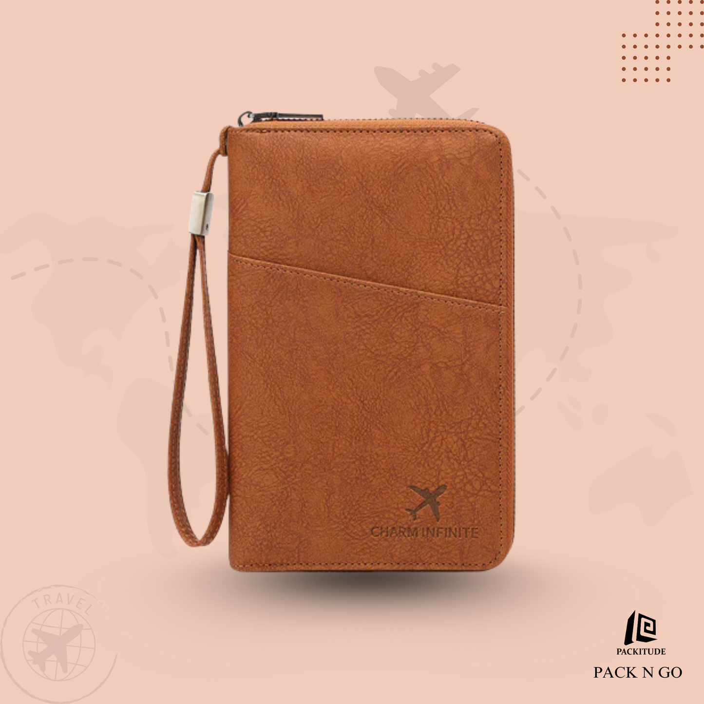 All in One High Quality Family Passport Holder Wallet