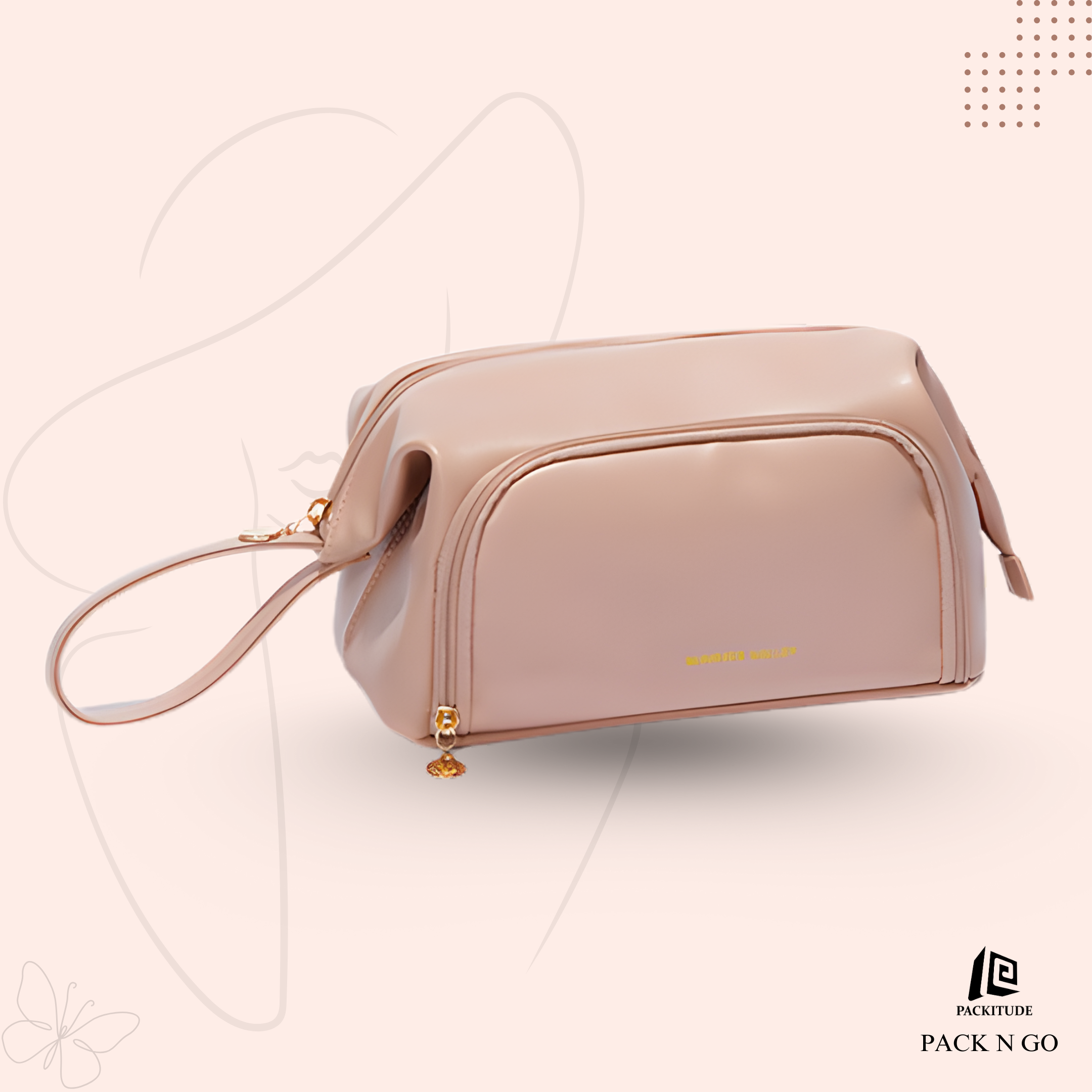 Fashionable Multifunctional Portable Makeup Storage Bag
