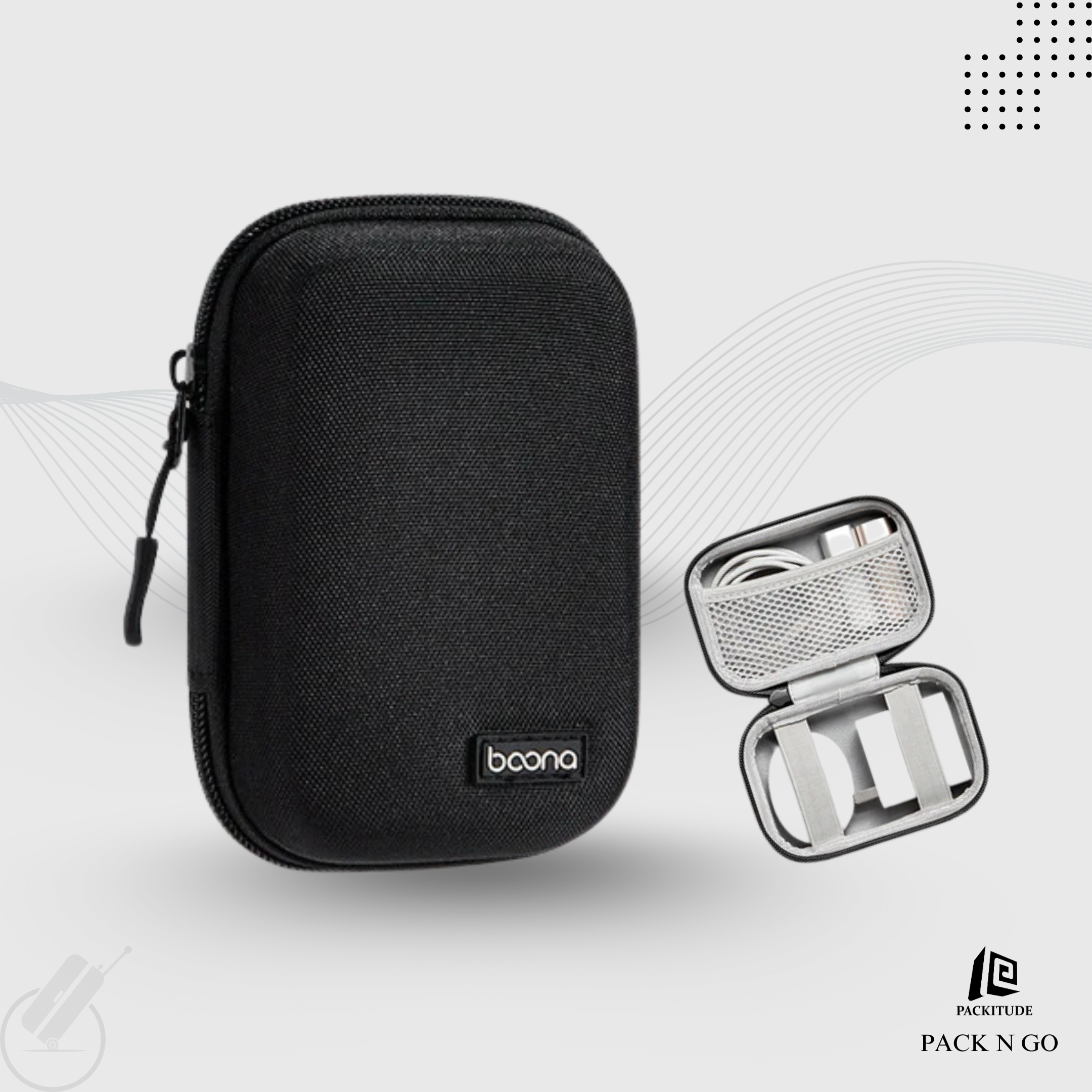Baona Anti Pressure Anti Drop Protection Accessories Organizer Bag
