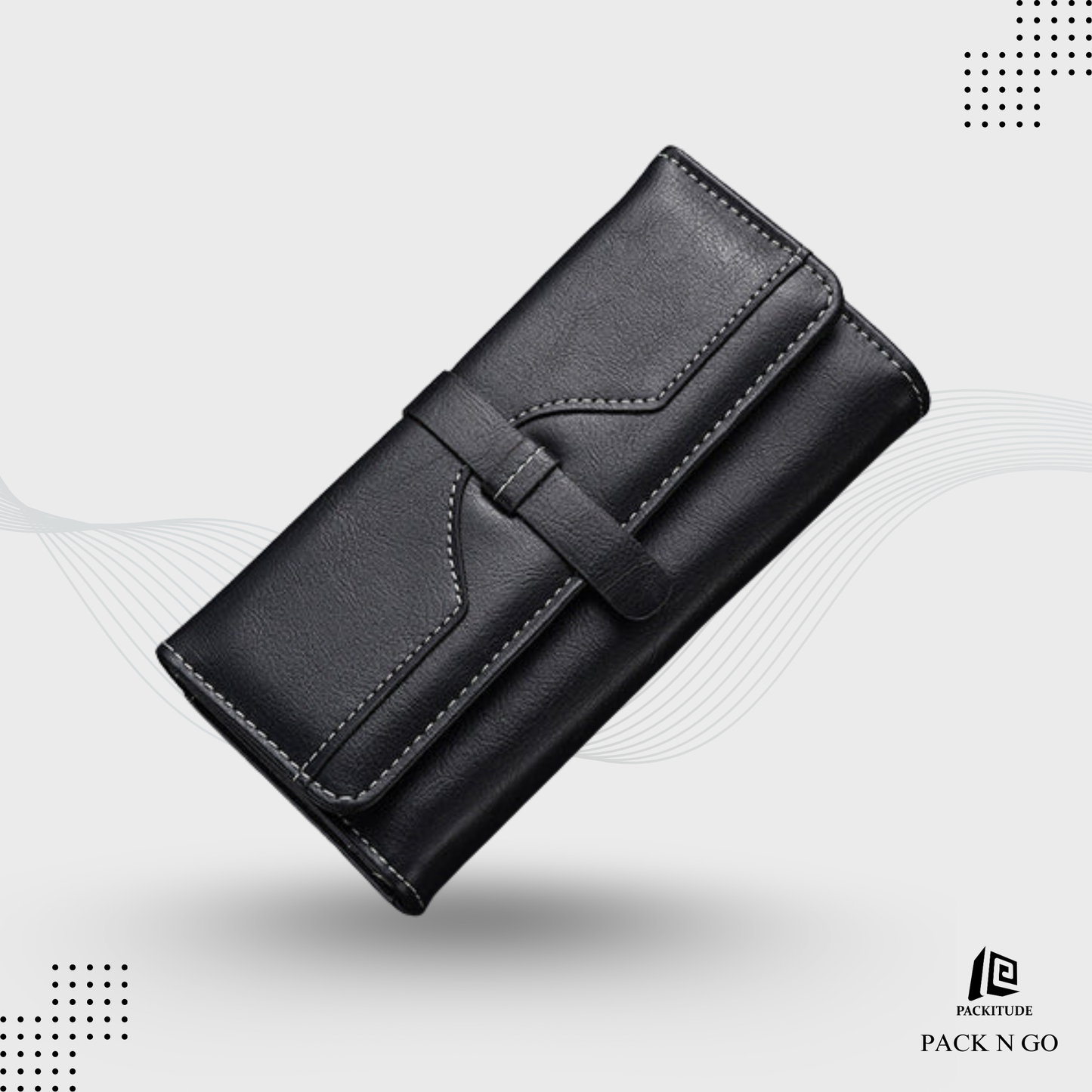 High-Quality Large Tri-Fold Wallet For Women