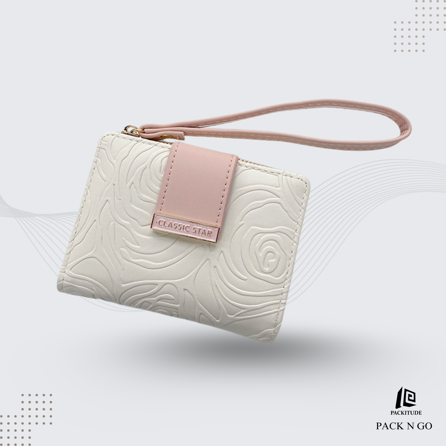 High-quality short zipper wallet for women