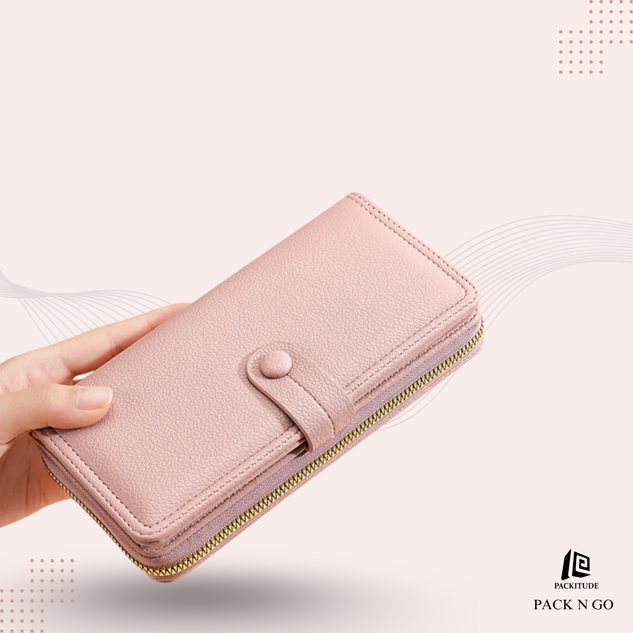 Multi Chambered Women's Long Buckle Wallet