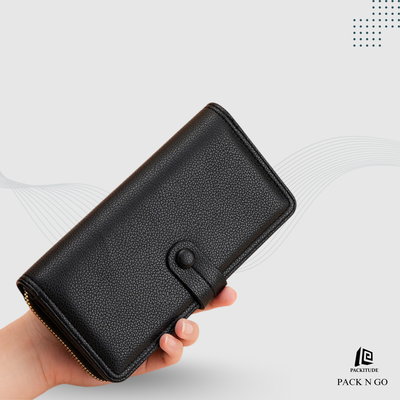 Multi Chambered Women's Long Buckle Wallet