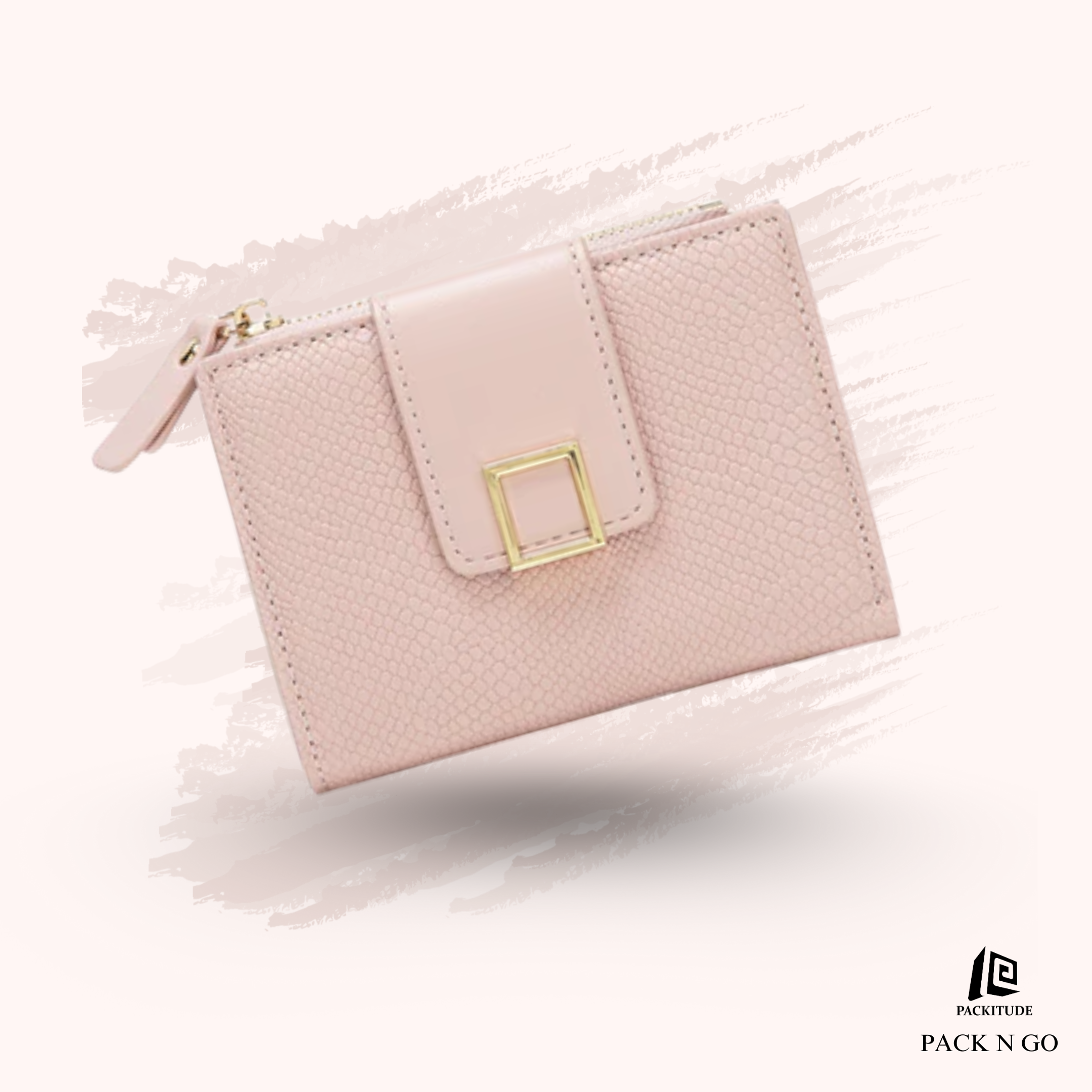 Ultra-thin Short Buckle Wallet for Women