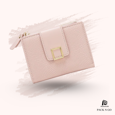 Ultra-thin Short Buckle Wallet for Women