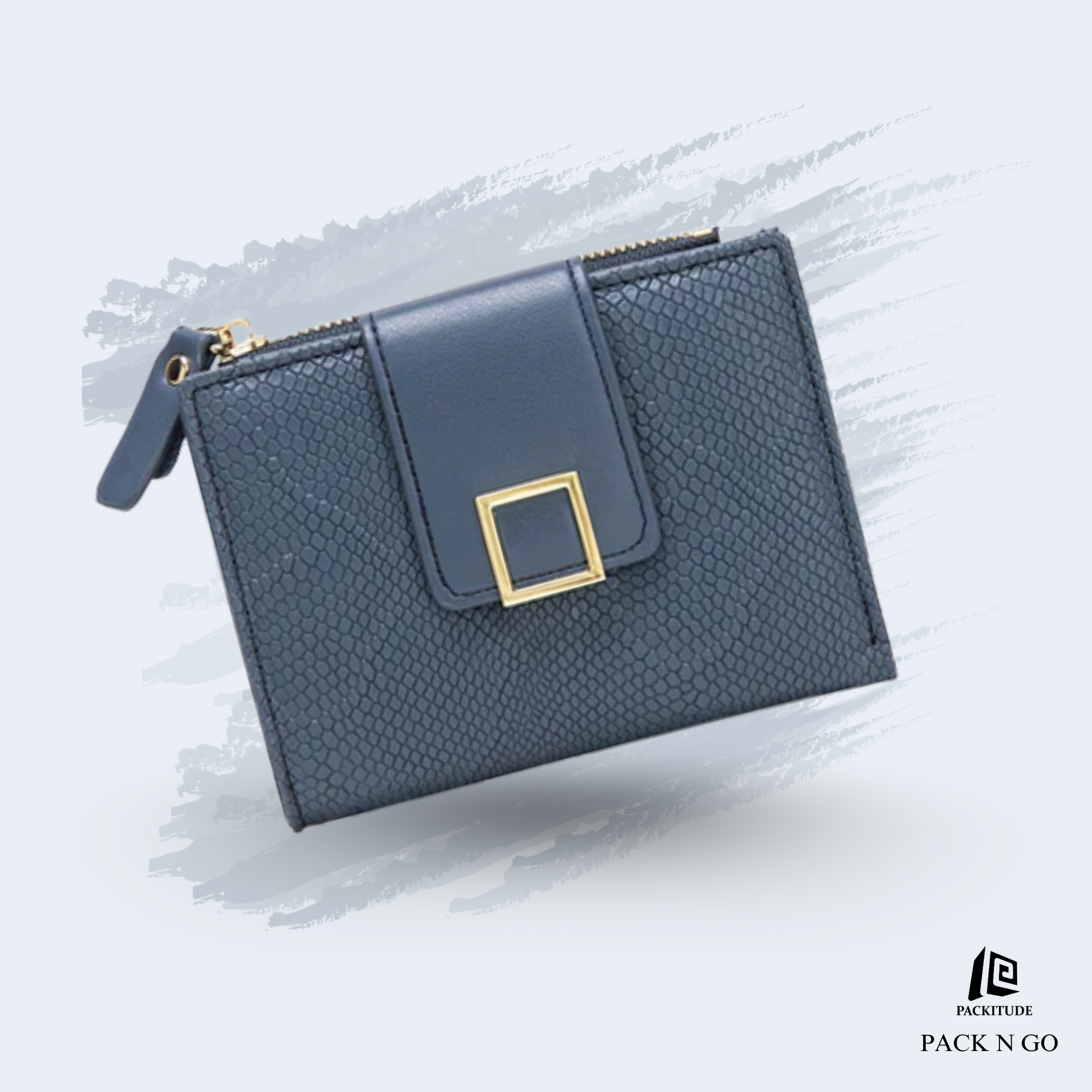 Ultra-thin Short Buckle Wallet for Women