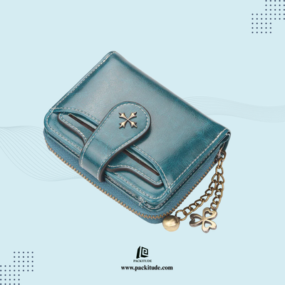 Premium Vertical Women's Wallet With Tassel Zipper