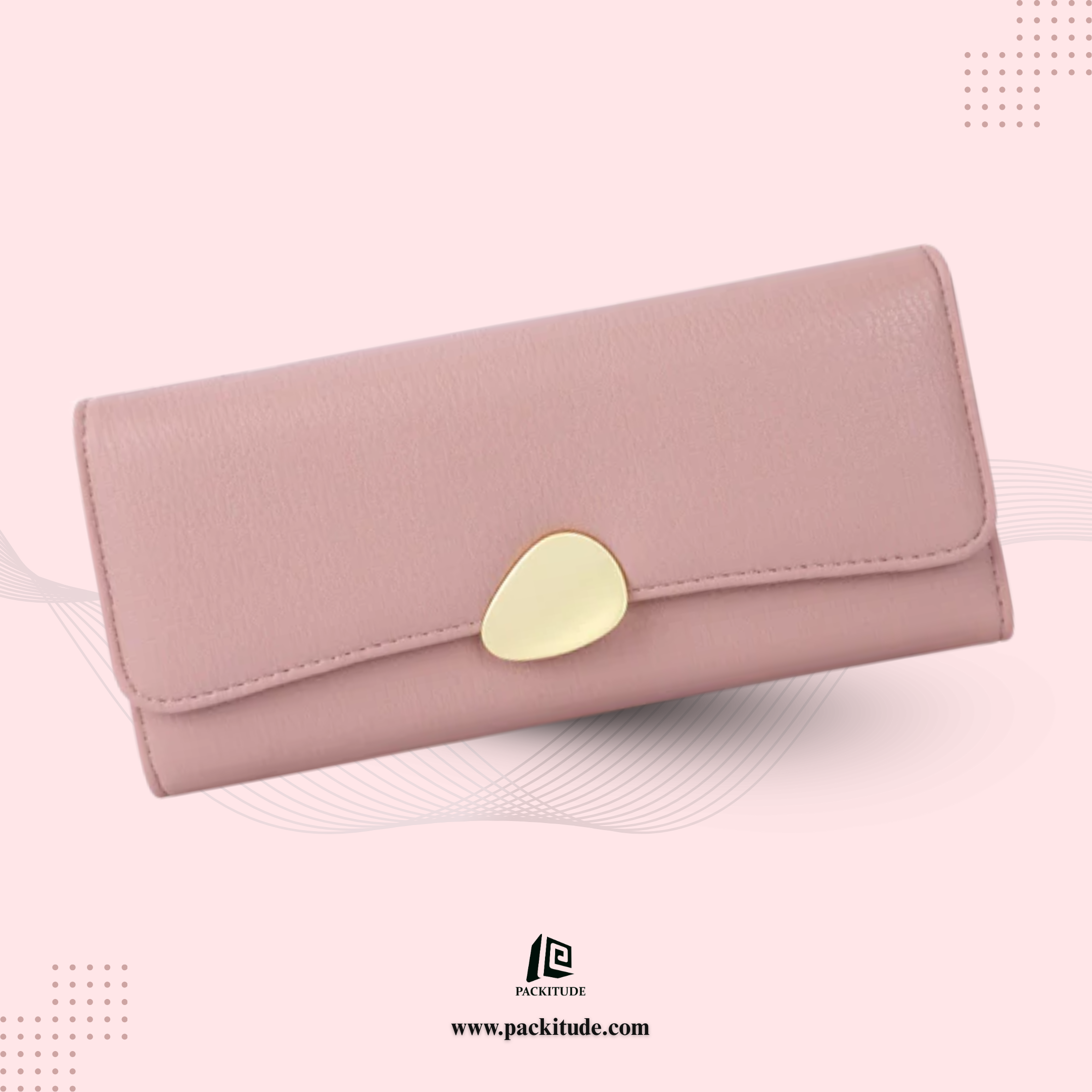 Pebbled Trifold Multifunctional Women's Wallet