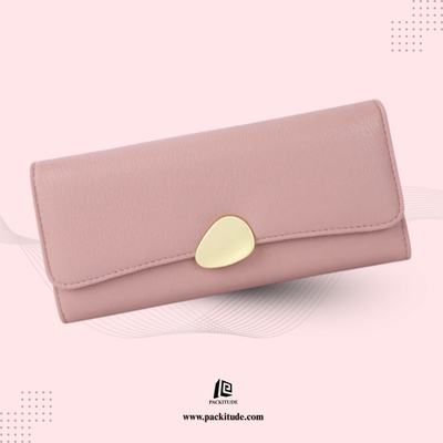 Pebbled Trifold Multifunctional Women's Wallet