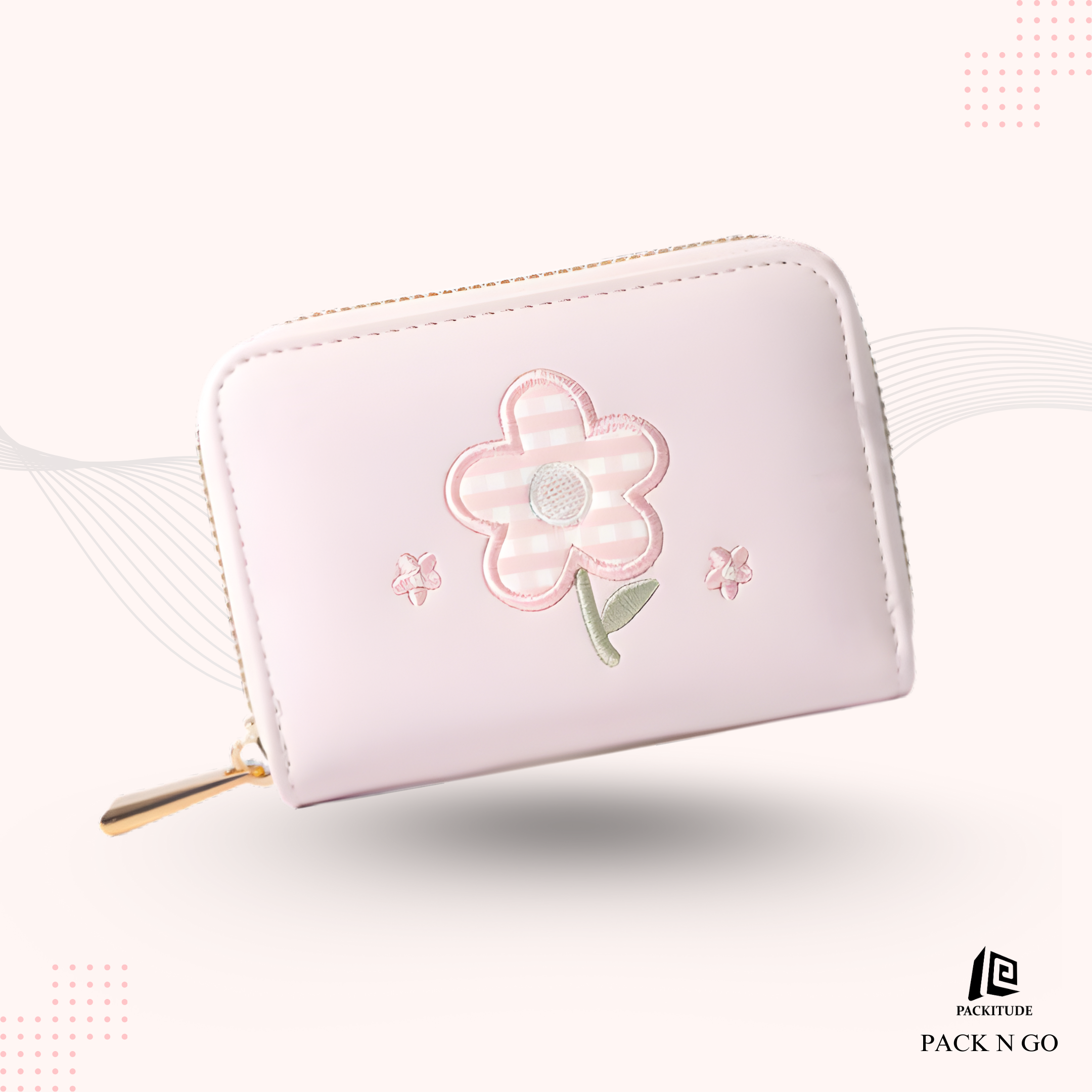 Cute Embroidered Handy Wallet for Girls