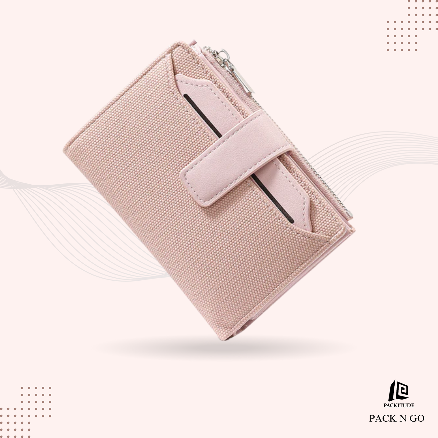 Canvas Pattern High End PU leather Women's Wallet