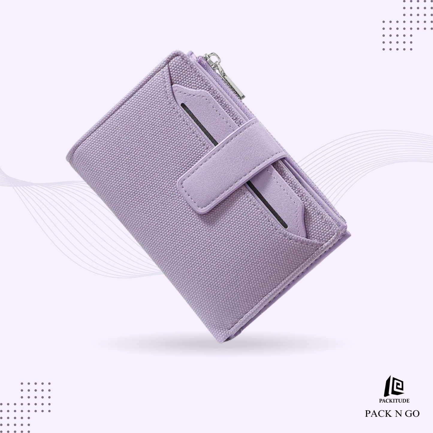 Canvas Pattern High End PU leather Women's Wallet