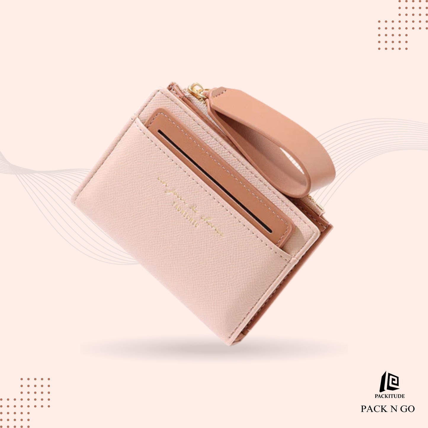 Bi Fold Compact High End Ladies Wallet